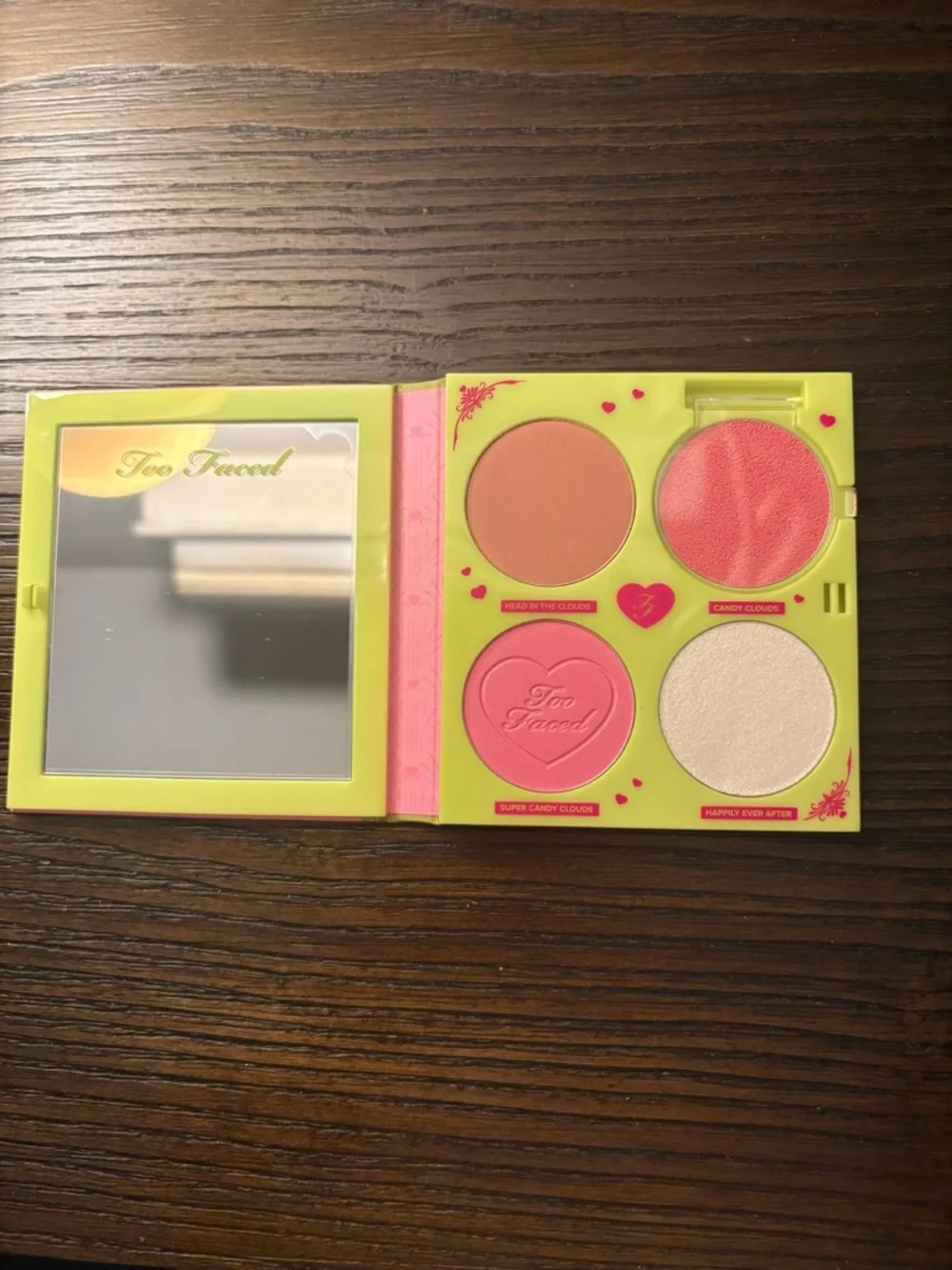 NEW Too Faced Fairytale Crush Blush and Highlighter Palette